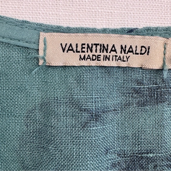 Valentina Naldi Italian Linen Top size Medium - Picture 5 of 16